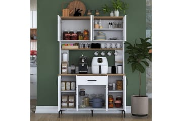 Flerfunktionsskåp Cerreta 177 Vit - Vit - Förvaring - Skåp - Förvaringsskåp