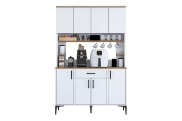 Flerfunktionsskåp Cerreta 177 Vit - Vit - Förvaring - Skåp - Förvaringsskåp