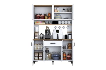 Flerfunktionsskåp Cerreta 177 Vit - Vit - Förvaring - Skåp - Förvaringsskåp