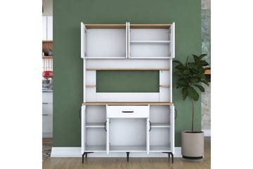 Flerfunktionsskåp Cerreta 177 Vit - Vit - Förvaring - Skåp - Förvaringsskåp