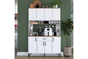 Flerfunktionsskåp Cerreta 177 Vit - Vit - Förvaring - Skåp - Förvaringsskåp