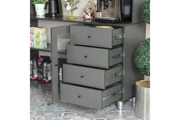 Flerfunktionsskåp Jatin Antracit - Antracit - Förvaring - Skåp - Förvaringsskåp