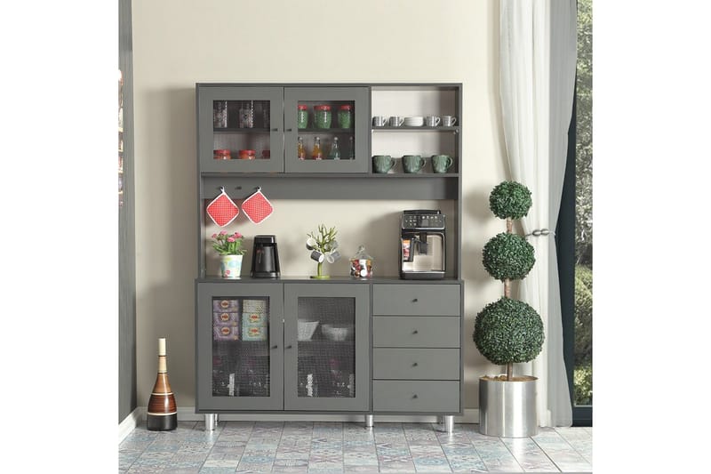 Flerfunktionsskåp Jatin Antracit - Antracit - Förvaring - Skåp - Förvaringsskåp