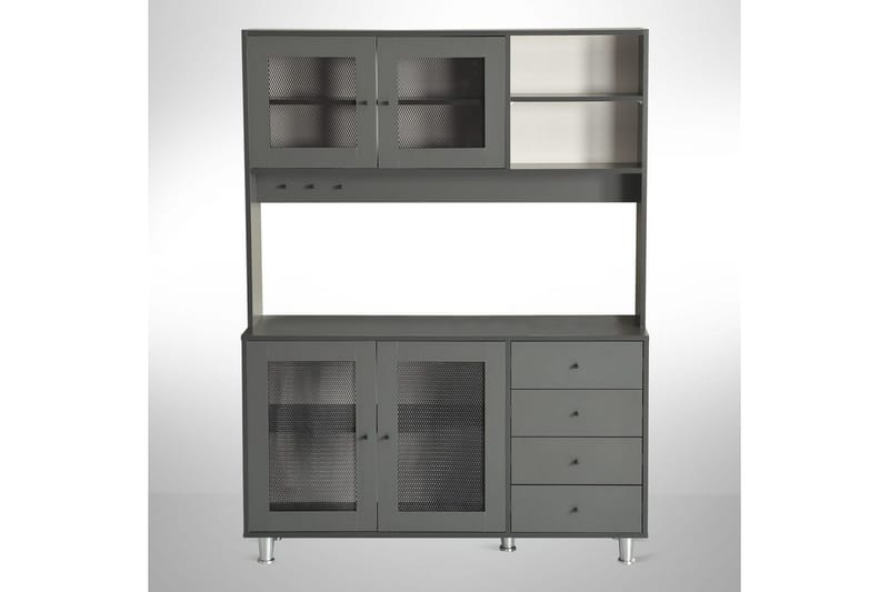 Flerfunktionsskåp Jatin Antracit, Antracit