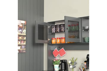 Flerfunktionsskåp Jatin Antracit - Antracit - Förvaring - Skåp - Förvaringsskåp