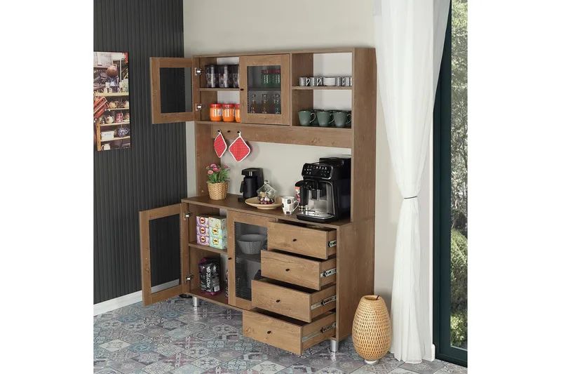 Flerfunktionsskåp Jatin Kaukasiskt ekträ - Kaukasiskt ekträ - Förvaring - Skåp - Förvaringsskåp