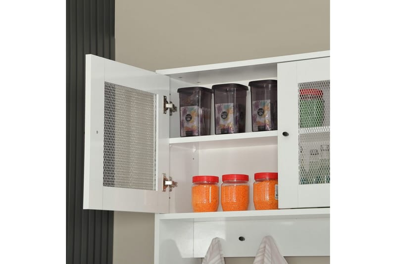 Flerfunktionsskåp Jatin Vit - Vit - Förvaring - Skåp - Förvaringsskåp