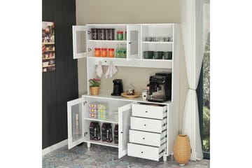 Flerfunktionsskåp Jatin Vit - Vit - Förvaring - Skåp - Förvaringsskåp