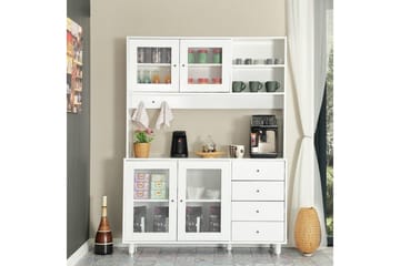 Flerfunktionsskåp Jatin Vit - Vit - Förvaring - Skåp - Förvaringsskåp