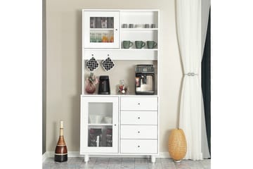 Flerfunktionsskåp Periorport Vit - Vit - Förvaring - Skåp - Förvaringsskåp