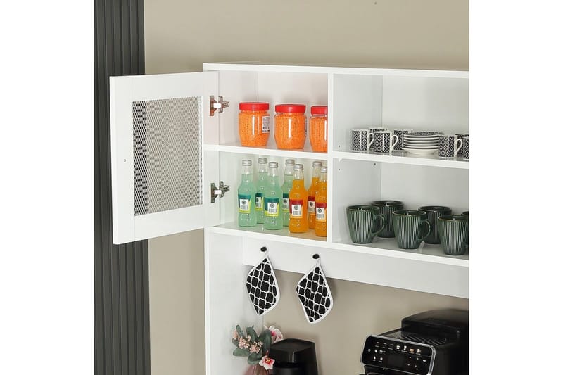 Flerfunktionsskåp Periorport Vit - Vit - Förvaring - Skåp - Förvaringsskåp