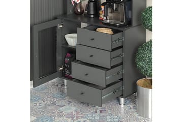 Flerfunktionsskåp Periorport Antracit - Antracit - Förvaring - Skåp - Förvaringsskåp