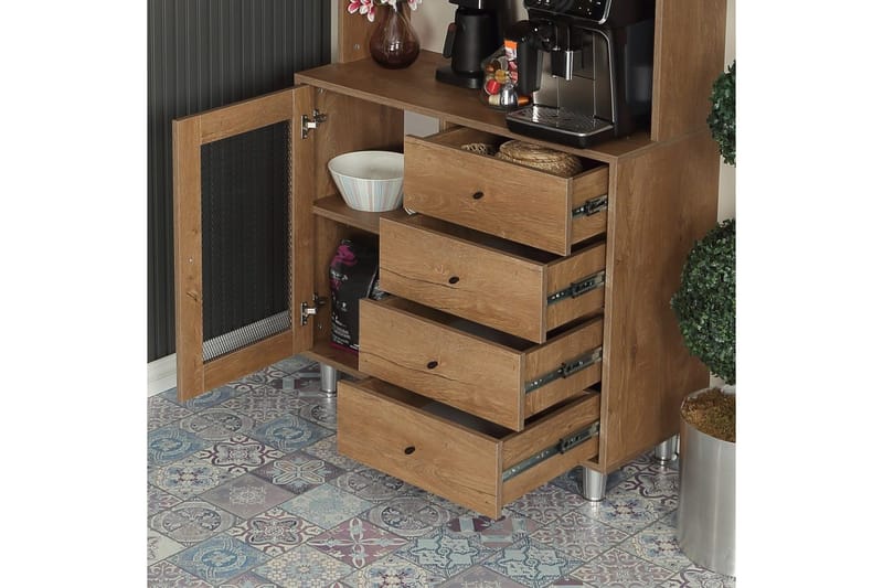 Flerfunktionsskåp Periorport Kaukasiskt ekträ - Kaukasiskt ekträ - Förvaring - Skåp - Förvaringsskåp