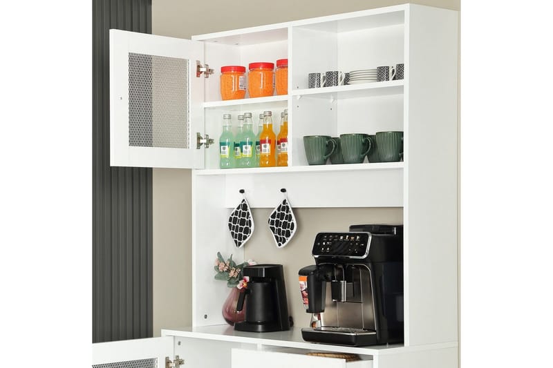 Flerfunktionsskåp Periorport Vit - Vit - Förvaring - Skåp - Förvaringsskåp