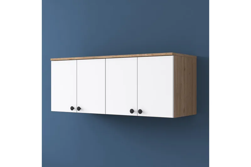 Frostine Överskåp - Valnöt/Vit - Förvaring - Skåp - Förvaringsskåp