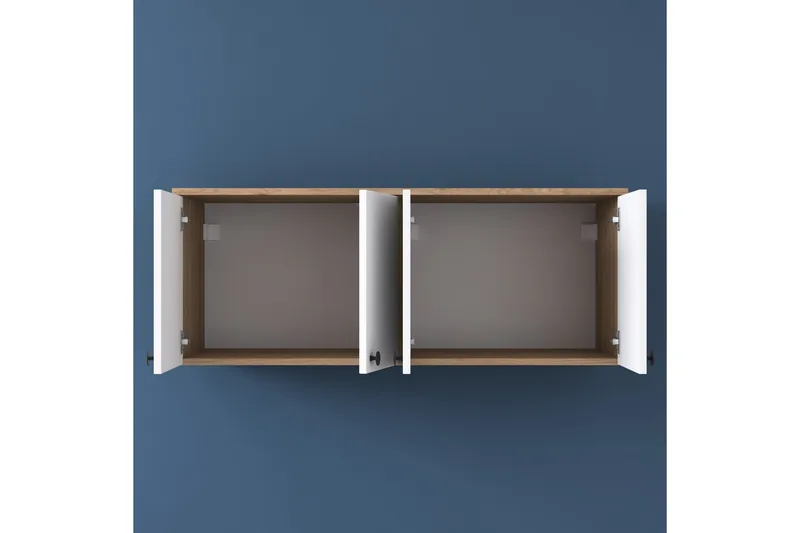 Frostine Överskåp - Valnöt/Vit - Förvaring - Skåp - Förvaringsskåp