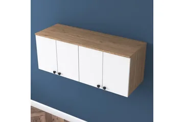 Frostine Överskåp - Valnöt/Vit - Förvaring - Skåp - Förvaringsskåp