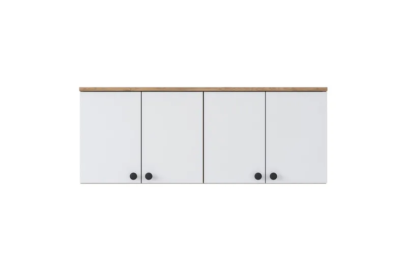 Frostine Överskåp, Valnöt/Vit