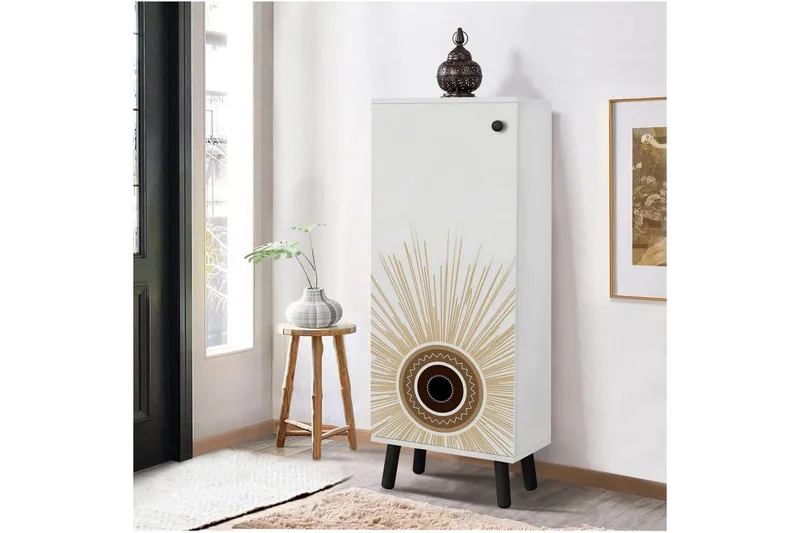 Gelsgan Skoskåp 50 cm - Vit - Förvaring - Skåp - Förvaringsskåp