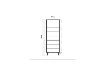 Gelsgan Skoskåp 50 cm - Vit - Förvaring - Skåp - Förvaringsskåp
