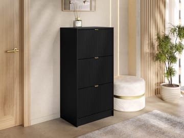 Gudelia Skoskåp 60 cm - svart - Förvaring - Skåp - Förvaringsskåp