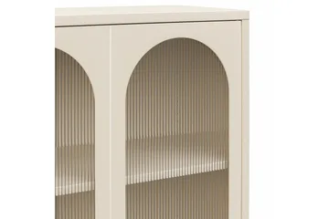 Högskåp Luna Pergament - Pergament - Förvaring - Skåp - Vitrinskåp