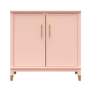 Högskåp Westerleigh Blekt Rosa - Blekt Rosa - Förvaring - Skåp - Förvaringsskåp
