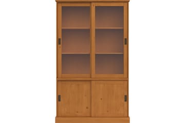 Harry Vitrinskåp 115x190 cm - Natur - Förvaring - Skåp - Vitrinskåp