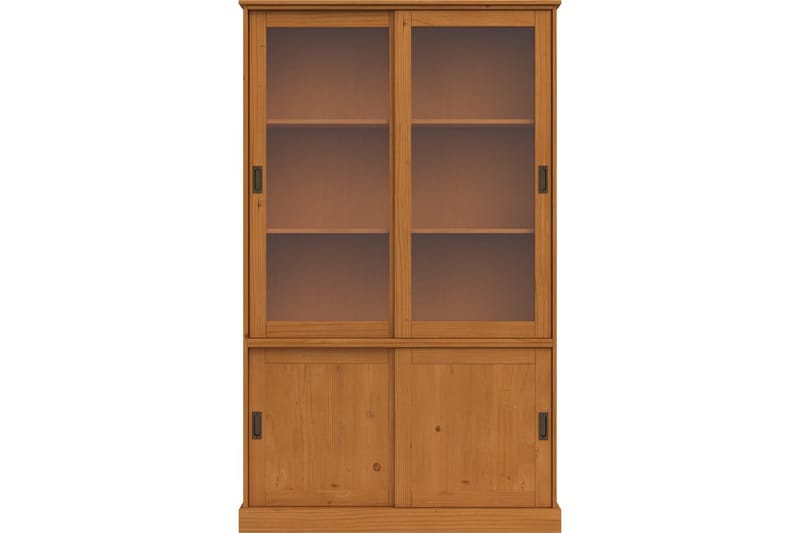 Harry Vitrinskåp 115x190 cm - Natur - Förvaring - Skåp - Vitrinskåp