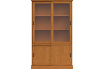 Harry Vitrinskåp 115x190 cm - Natur - Förvaring - Skåp - Vitrinskåp