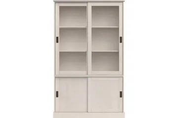 Harry Vitrinskåp 115x190 cm - Vit - Förvaring - Skåp - Vitrinskåp