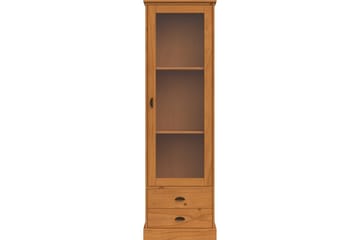Harry Vitrinskåp 55x180 cm - Natur - Förvaring - Skåp - Vitrinskåp
