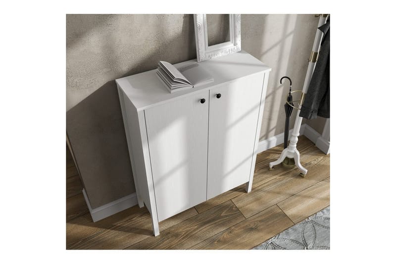 Haviland Skoskåp 90 cm - Natur/Vit - Förvaring - Skåp - Förvaringsskåp