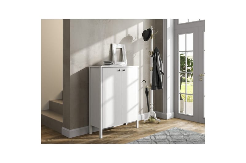 Haviland Skoskåp 90 cm - Natur/Vit - Förvaring - Skåp - Förvaringsskåp