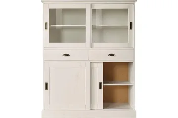 Highboard & skåpsbyrå Loft24 Högskåp Harry Vit Vit - Förvaring - Skåp - Förvaringsskåp