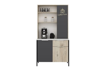 Highboard Cirsinia - Antracit - Förvaring - Skåp - Förvaringsskåp