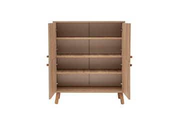Highboard Form 95x111 cm Brun - Hanah Home - Förvaring - Skåp - Förvaringsskåp