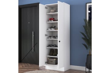 Highboard Hooda 59,8x182,8 cm Vit - Hanah Home - Förvaring - Skåp - Förvaringsskåp