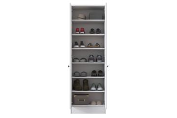 Highboard Hooda 59,8x182,8 cm Vit - Hanah Home - Förvaring - Skåp - Förvaringsskåp