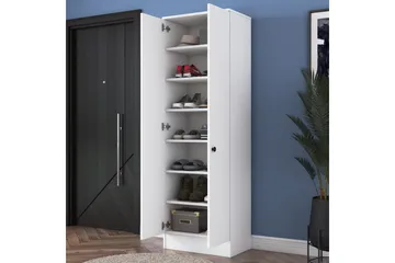 Hooda Highboard 59,8x182,8 cm Vit - Hanah Home - Förvaring - Skåp - Förvaringsskåp