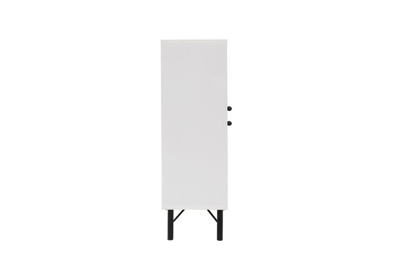 Sia Highboard 95x111 cm Vit/Brun/Lila/Gul - Hanah Home - Förvaring - Skåp - Förvaringsskåp