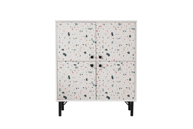 Terrazzo Highboard 95x111 cm Vit, Hanah Home