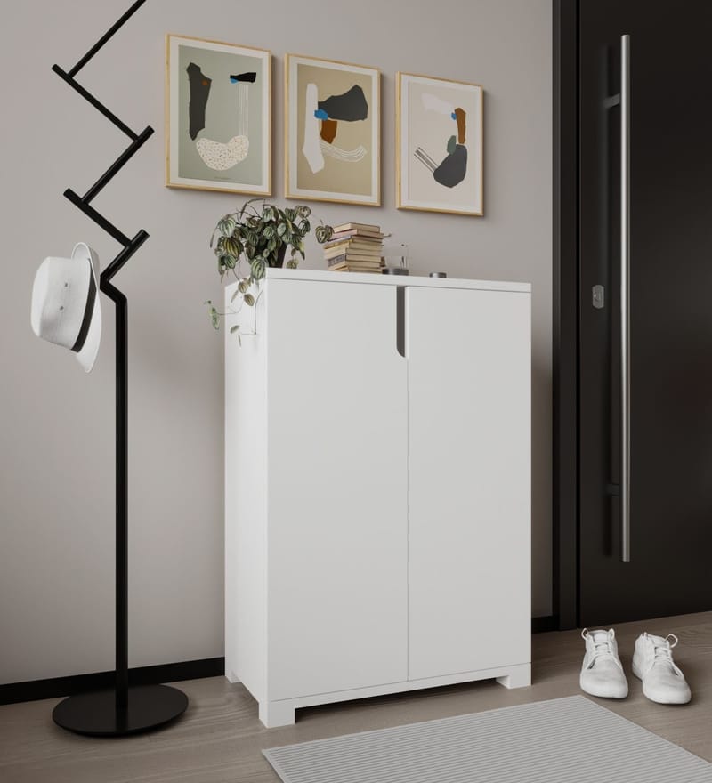 Hungirr Skoskåp 60 cm - Vit - Förvaring - Skåp - Förvaringsskåp