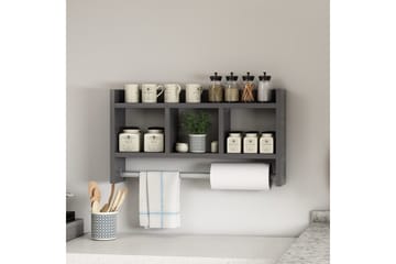Hyllor Homitis Harlee Hylla 63,6x14,6 cm Antracit - Antracit - Förvaring - Skåp - Förvaringsskåp