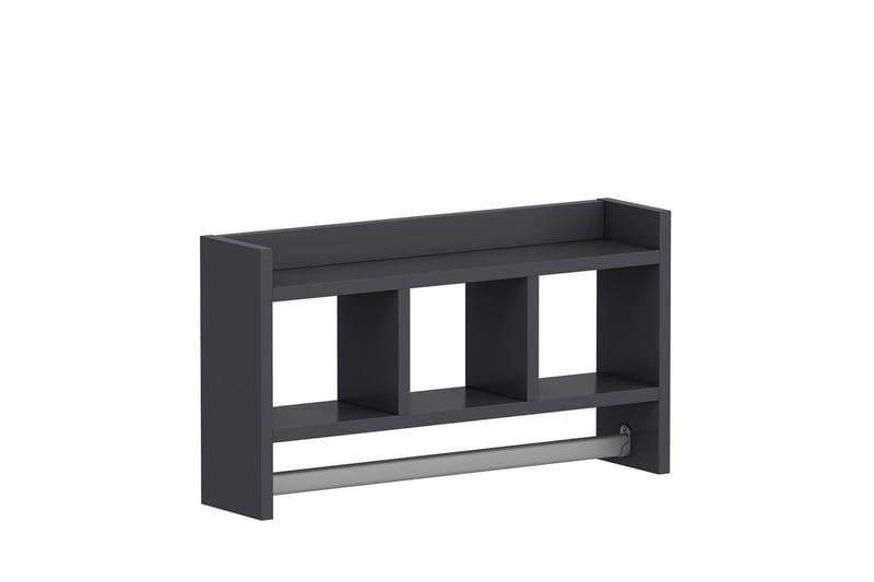 Hyllor Homitis Harlee Hylla 63,6x14,6 cm Antracit - Antracit - Förvaring - Skåp - Förvaringsskåp