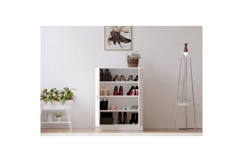 Ilena Skoskåp 70 cm - Matt Vit - Förvaring - Skåp - Förvaringsskåp