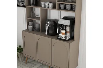 Kaffebarskåp Hazim Tre Atlas / Valnöt - Atlas / Valnöt - Förvaring - Skåp - Barskåp