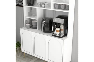 Kaffebarskåp Hazim Tre Vit / Rany - Vit / Rany - Förvaring - Skåp - Barskåp