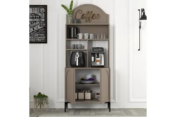 Kaffebarskåp Hazim Två Atlas / Svart - Atlas / Svart - Förvaring - Skåp - Barskåp