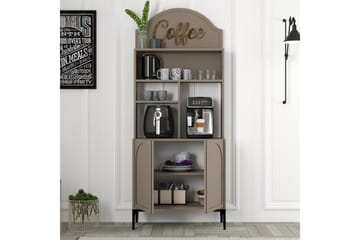 Kaffebarskåp Hazim Två Atlas / Svart - Atlas / Svart - Förvaring - Skåp - Barskåp